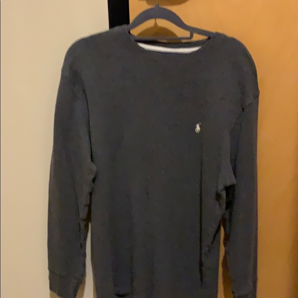 Grey Polo Ralph Lauren crewneck sweater